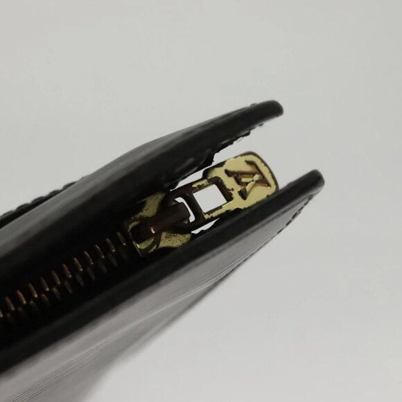 LOUIS VUITTON Epi Pochette Homme Clutch Bag Black Noir - Picture 7 of 16